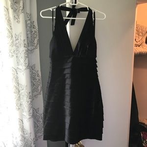 Black BCBG evening dress